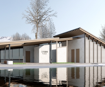 New Chinese Style Public Building-ID:712228064