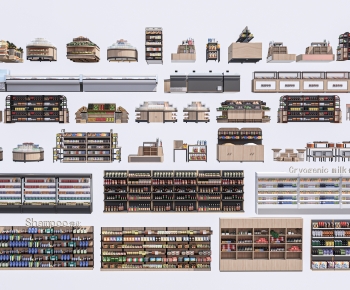 Modern Supermarket Shelf-ID:465251929