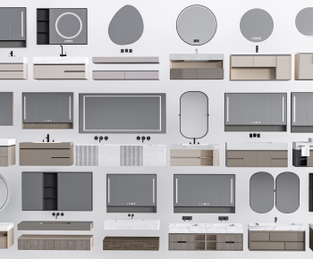Modern Bathroom Cabinet-ID:733828079