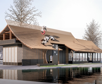 New Chinese Style Public Building-ID:438375955