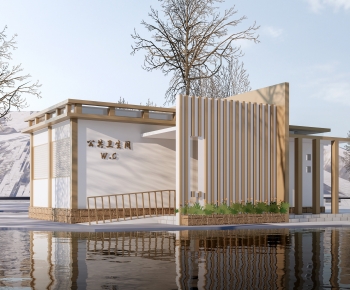 New Chinese Style Public Building-ID:129072903