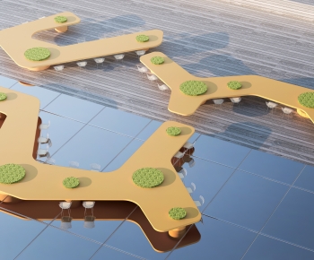 Modern Communal Chair-ID:141380074