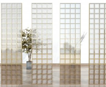 Modern Glass Screen Partition-ID:825068006