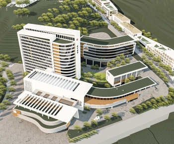 Modern Architectural Bird's-eye View Planning-ID:288928038