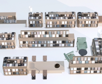 Modern Bookshelf-ID:902292972