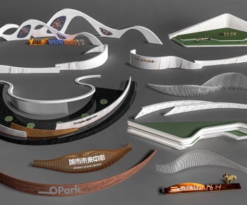 Modern Landscape Wall-ID:896470514