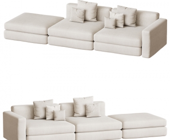 Modern Three-seat Sofa-ID:629429846