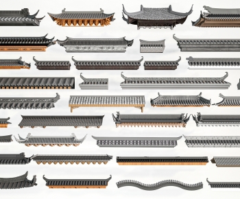 Chinese Style Building Component-ID:930434942