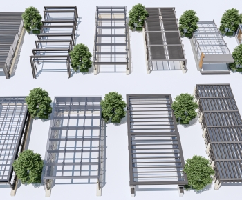 Modern Underground Parking Lot-ID:742376095