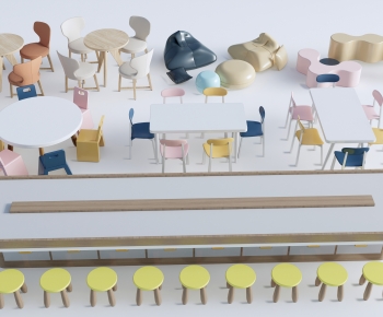 Modern Children's Table/chair-ID:889050961