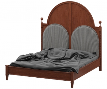 American Style Double Bed-ID:550432925