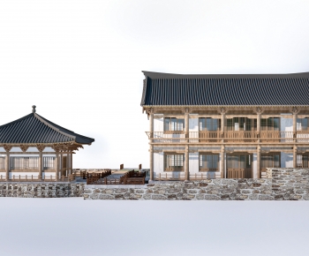 New Chinese Style Residential Building-ID:493984943