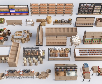 Modern Supermarket Shelf-ID:694477082
