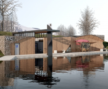 Modern Appearance Of Commercial Building-ID:116059821