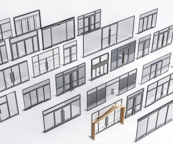 Modern Double Door-ID:277574063