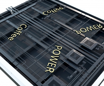 Modern Suspended Ceiling-ID:737705951