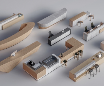 Modern Reception Desk-ID:116920956