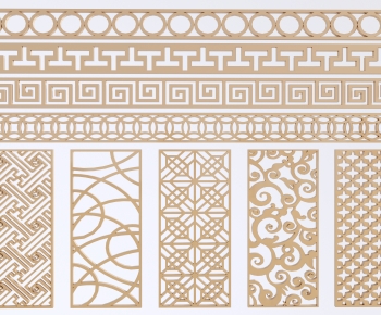 New Chinese Style Wooden Screen Partition-ID:867655049