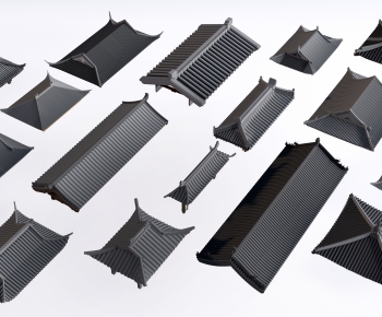 New Chinese Style Building Component-ID:372170937