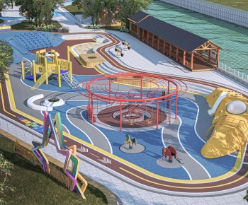 Modern Park Landscape-ID:925090077