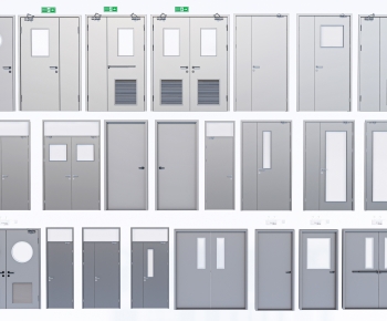 Modern Fire Door-ID:572325944