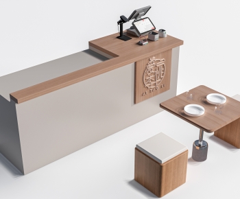 Modern Reception Desk-ID:910542965
