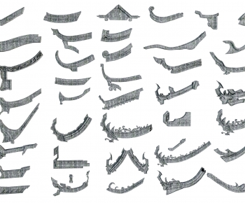 Chinese Style Building Component-ID:719289063