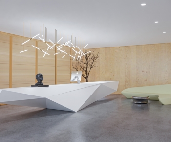 Modern Office Reception Desk-ID:704746968