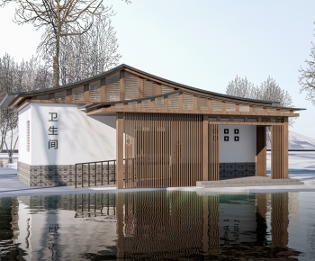 New Chinese Style Public Building-ID:720443012