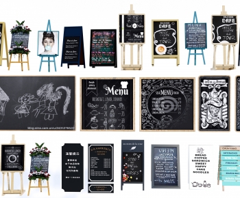 Modern Blackboard/whiteboard-ID:252969362