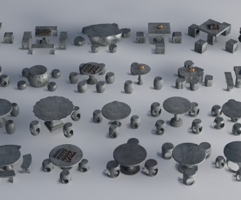 New Chinese Style Outdoor Tables And Chairs-ID:946948052