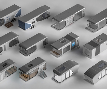 Modern Building Appearance-ID:876784095