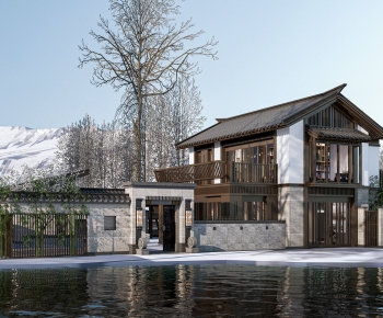 New Chinese Style Appearance Of Commercial Building-ID:103271011