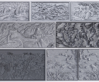 Chinese Style Landscape Wall-ID:871190074