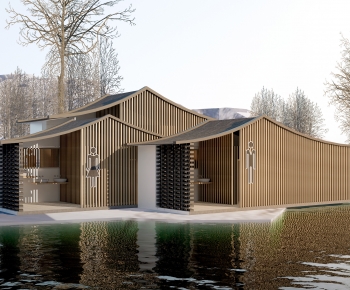 New Chinese Style Public Building-ID:518567095