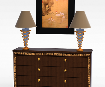 Simple European Style Side Cabinet-ID:490039119