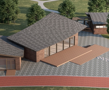 Modern Public Building-ID:723078975