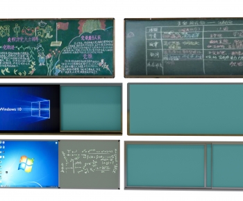 Modern Blackboard/whiteboard-ID:975266935