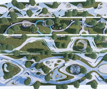 Modern Park Landscape-ID:512094023