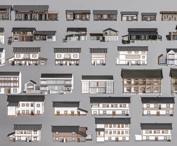 New Chinese Style Residential Building-ID:801281933