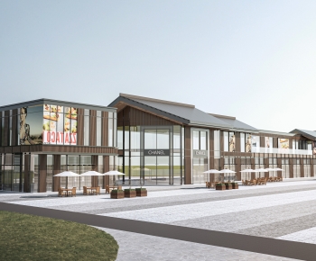 New Chinese Style Commercial Street-ID:990484955