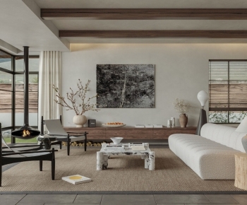 Modern A Living Room-ID:604152923