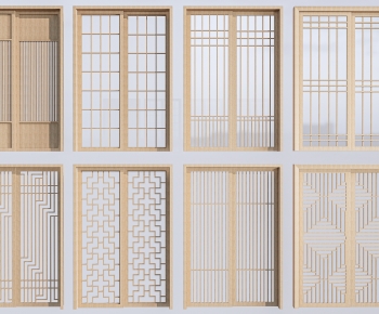 New Chinese Style Sliding Door-ID:430999048