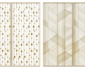 Modern Metal Screen Partition-ID:442919798