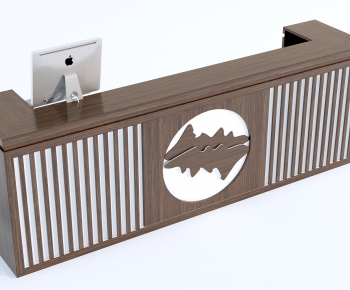 New Chinese Style Reception Desk-ID:606965071