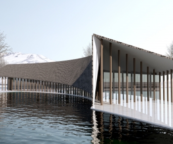 New Chinese Style Appearance Of Commercial Building-ID:448690891