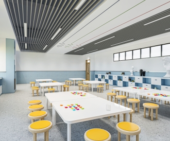 Modern Kindergarten Classrooms-ID:413420269