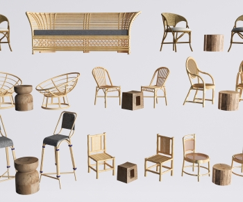 New Chinese Style Lounge Chair-ID:544943091