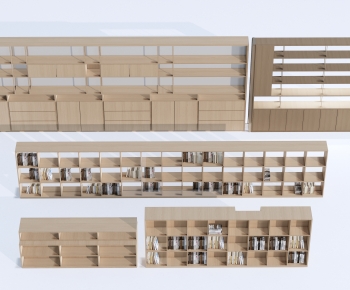 Modern Bookshelf-ID:697104936