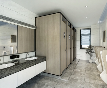 Modern Public Toilet-ID:629952916